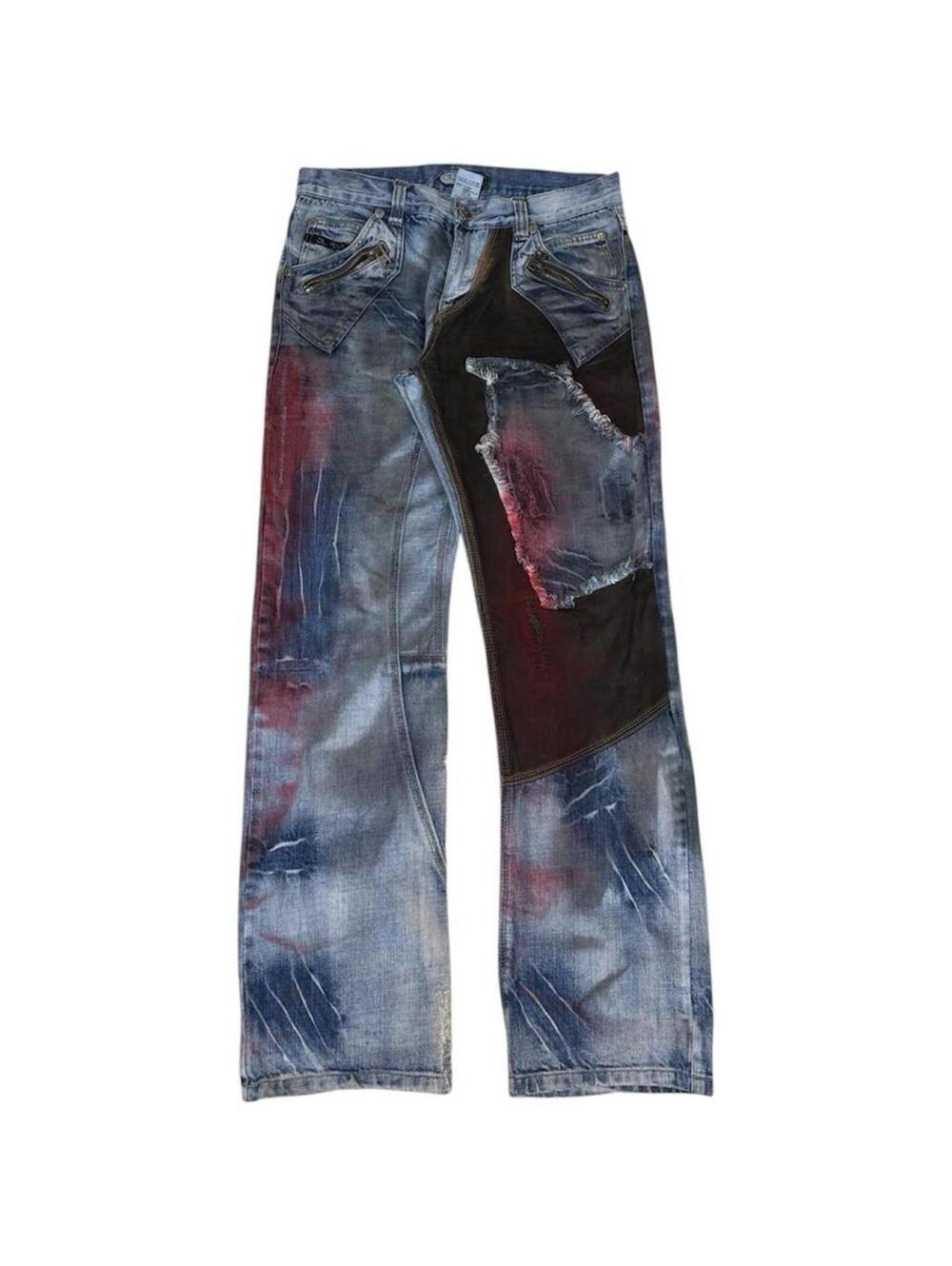 JIL FIERELY crazy shade unique design denim jeans